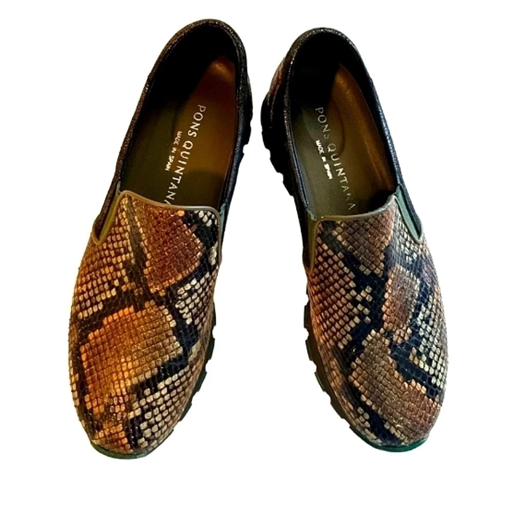 PONS Quintana Exotic Snakeskin Sneakers EUC ❤️ - Picture 2 of 5